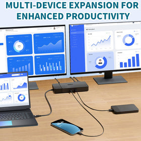 Durable WD19TB dock with thermal management for reliability
