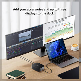 FKA HP G5 dock with cable bundle ready for fast setup