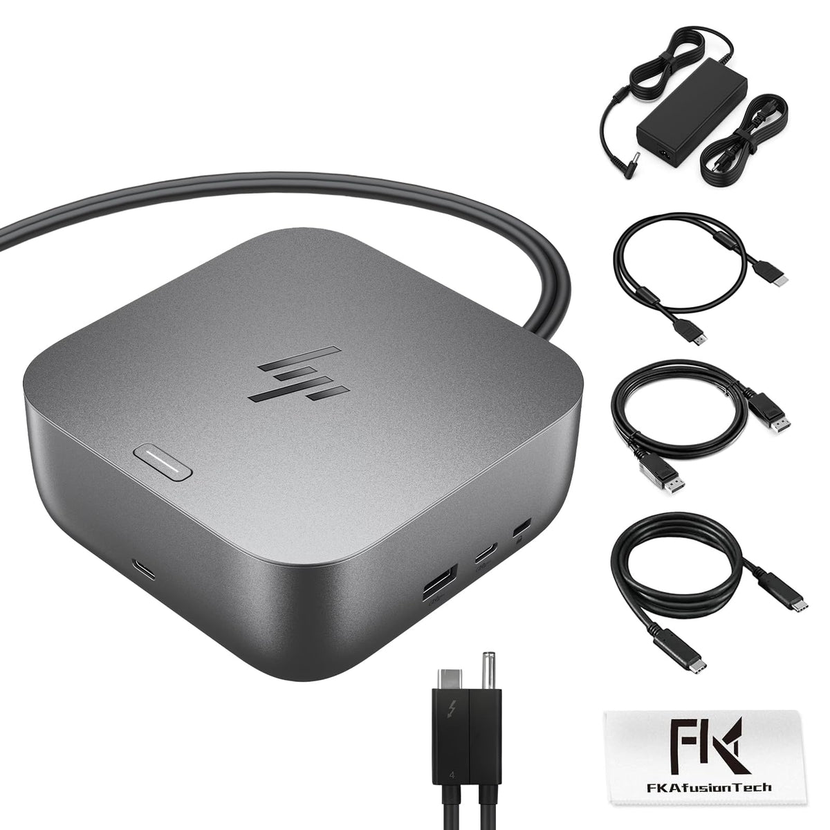 FKAfusiontech HP Dock enables dual-monitor setup for efficient multitasking