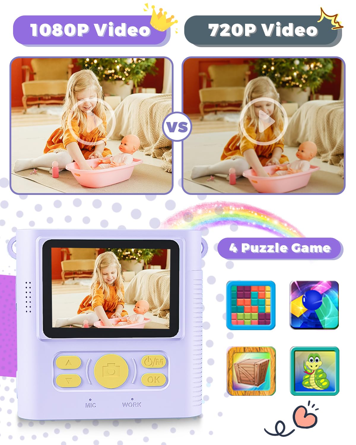 FKATEEN durable shockproof shell protects during playtime.