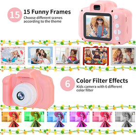 FKATEEN kids camera packaging unboxing reveals all included accessories