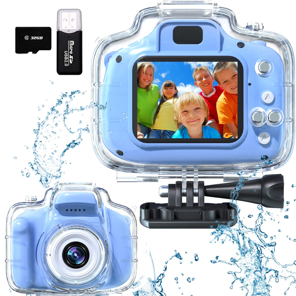 FKATEEN kids camera underwater view up to 100 feet for aquatic adventures