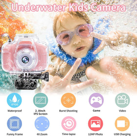 FKATEEN kids camera underwater scene ideal for pool and water adventures