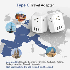 FlashSonic compact travel charger tucked into a bag for on-the-go use.
