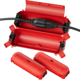 Flemoon 3-pack outdoor cord safety cover with waterproof seal protects exterior outlets.