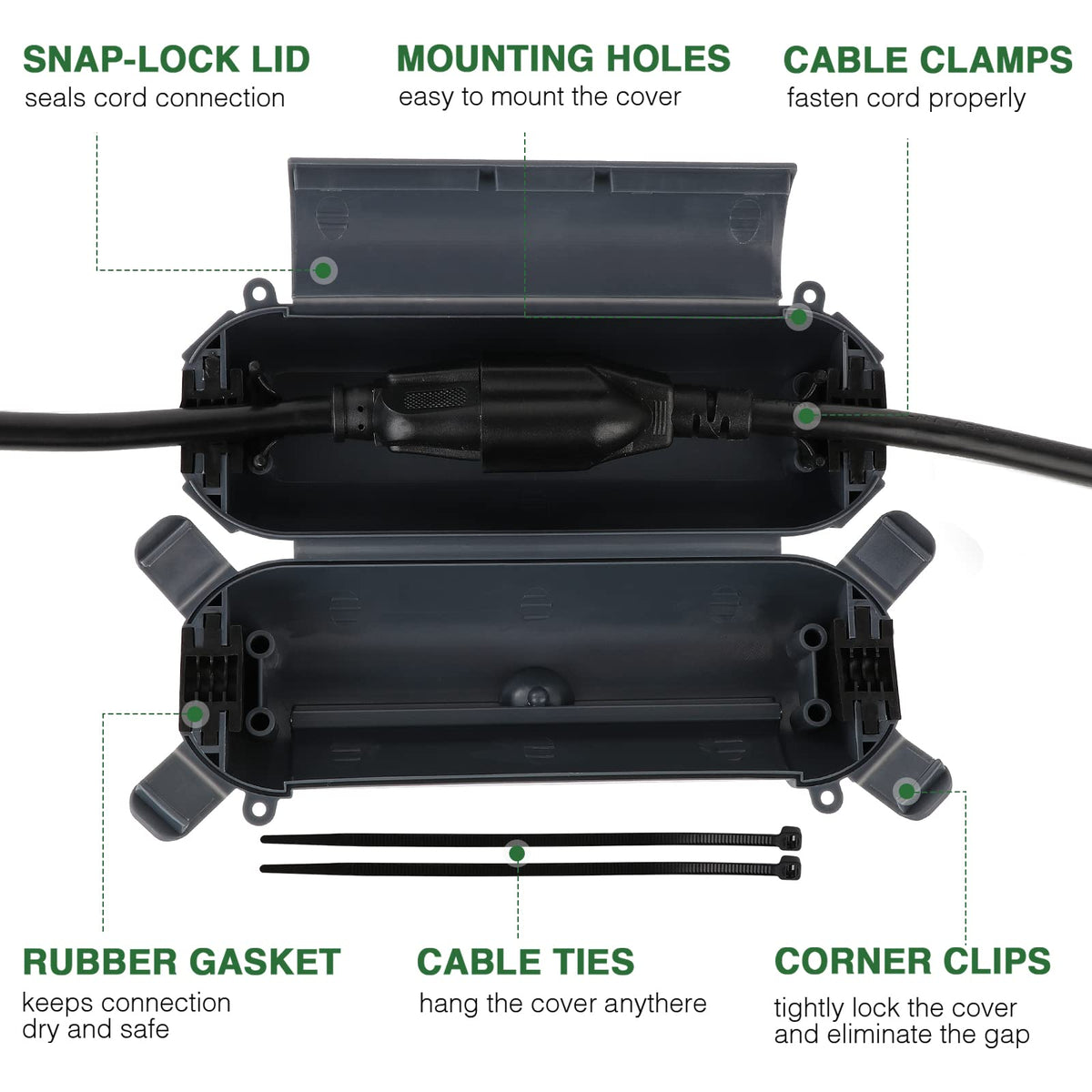 Flemoon compact PP material cover designed for durable outdoor use