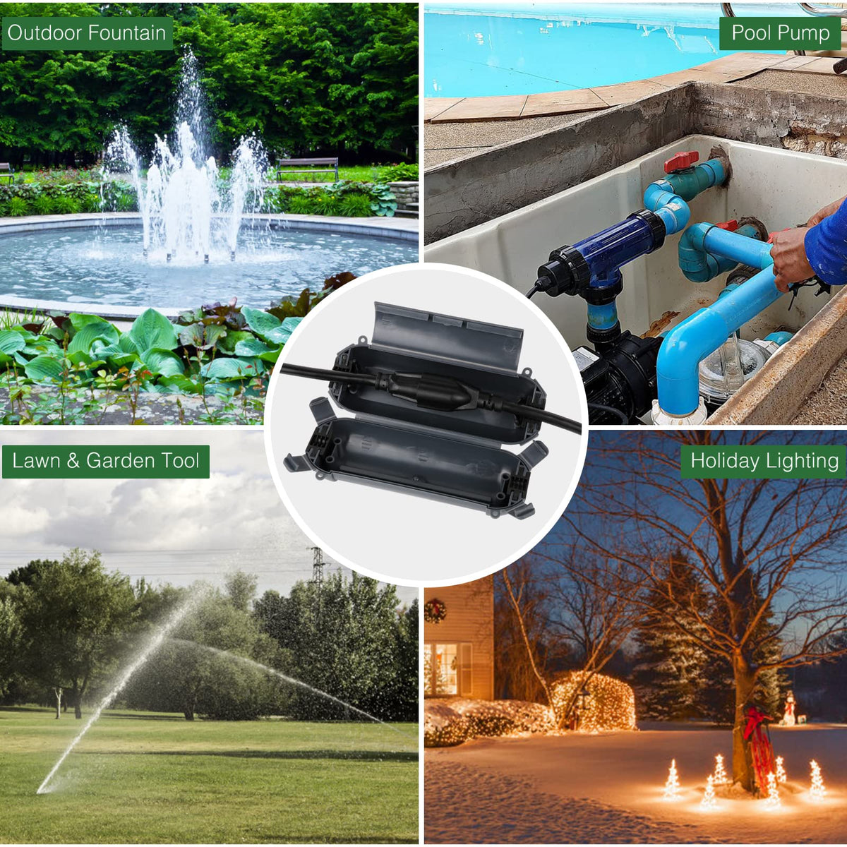 Flemoon ideal applications include pools, fountains, and patio decorations