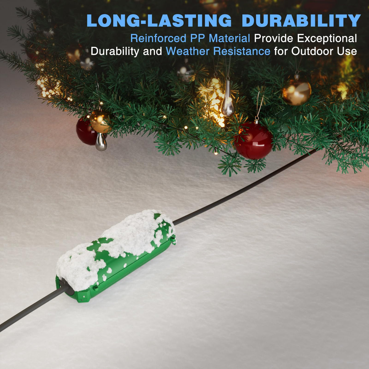 Flemoon side profile on deck blending into outdoor decor