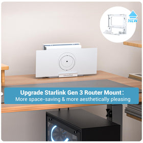 FlenKn Star-Link Gen 3 Router Mount snug-fit for secure Gen 3 installation