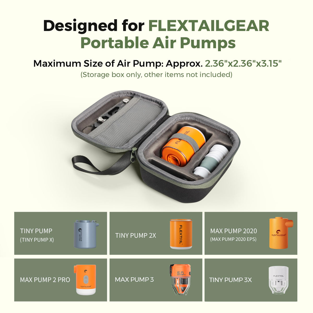 FLEXTAILGEAR case keeps nozzles and cables neatly organized