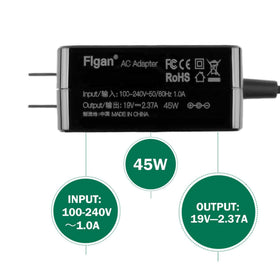 FLGAN 45W Asus charger packaging suited for travel