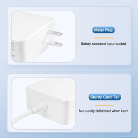 FLGAN charger packaging and quick-start guide for easy setup.