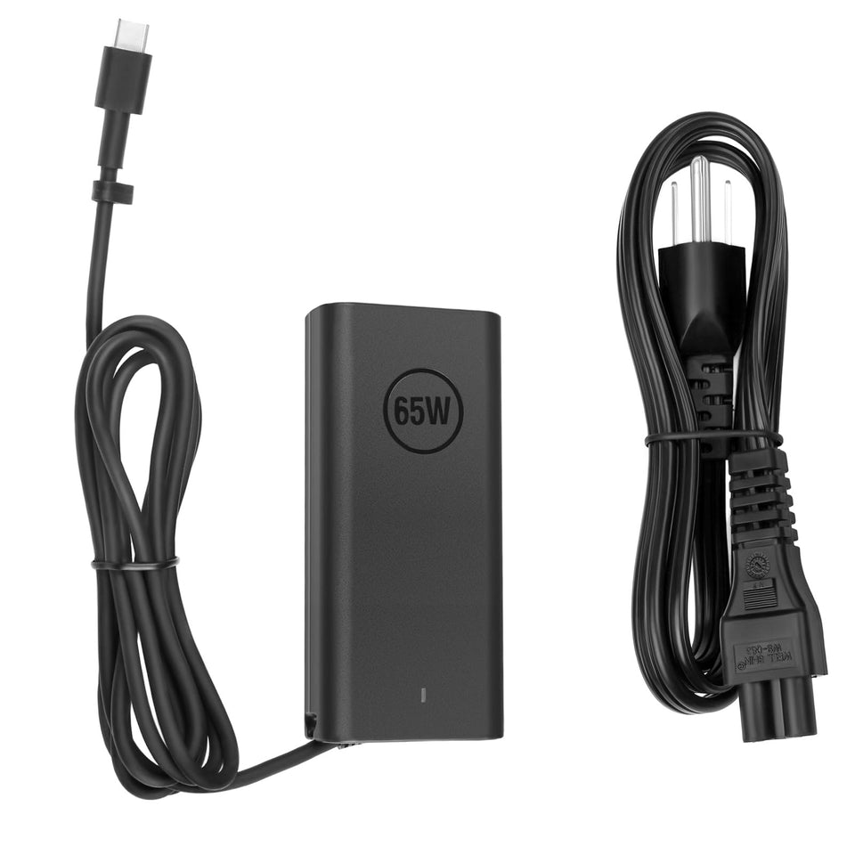 FLGAN 65W USB-C charger front view showing compact form for travel