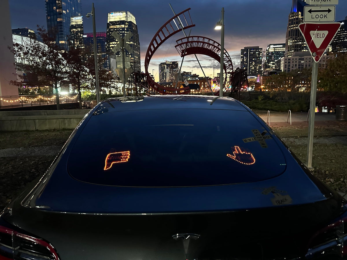 FLIK legal amber yellow light complies with traffic signals for safe signaling