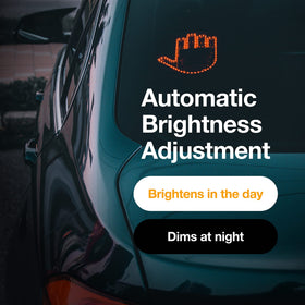 FLIK remote control with dash attachment enabling safe feedback to drivers