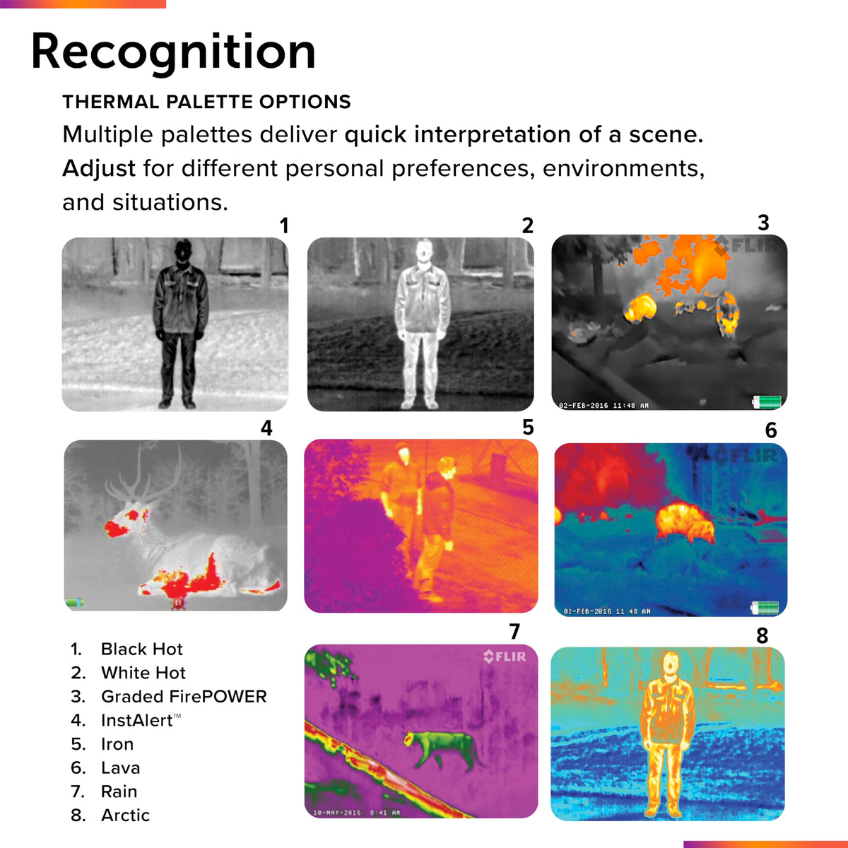 FLIR Scout TKx supports image capture and video recording for reviews