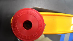 Floyd Bell audio warning device top view highlighting rugged IP68 build