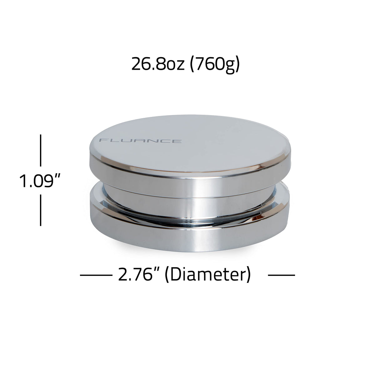 Fluance product packaging and label highlighting RW02 build quality