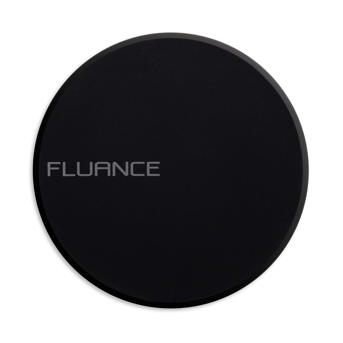 Close up of Fluance RW03 rubberized coating texture providing antiresonant damping benefit