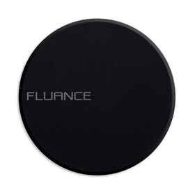 Close up of Fluance RW03 rubberized coating texture providing antiresonant damping benefit