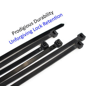 Flurhrt tie edge and texture detail showing durable nylon construction benefit