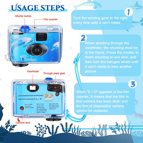 Flutesan 3-pack packaging box shows three cameras for versatile trips.