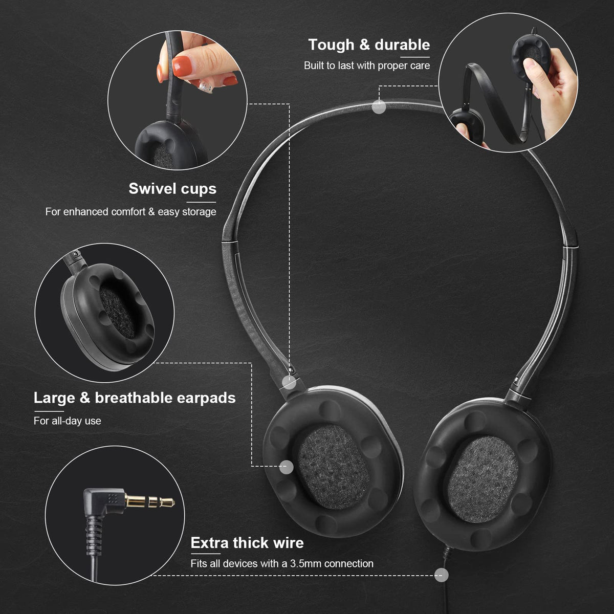 Flutesan close-up of soft ear pad highlighting comfort and repeated-use resilience