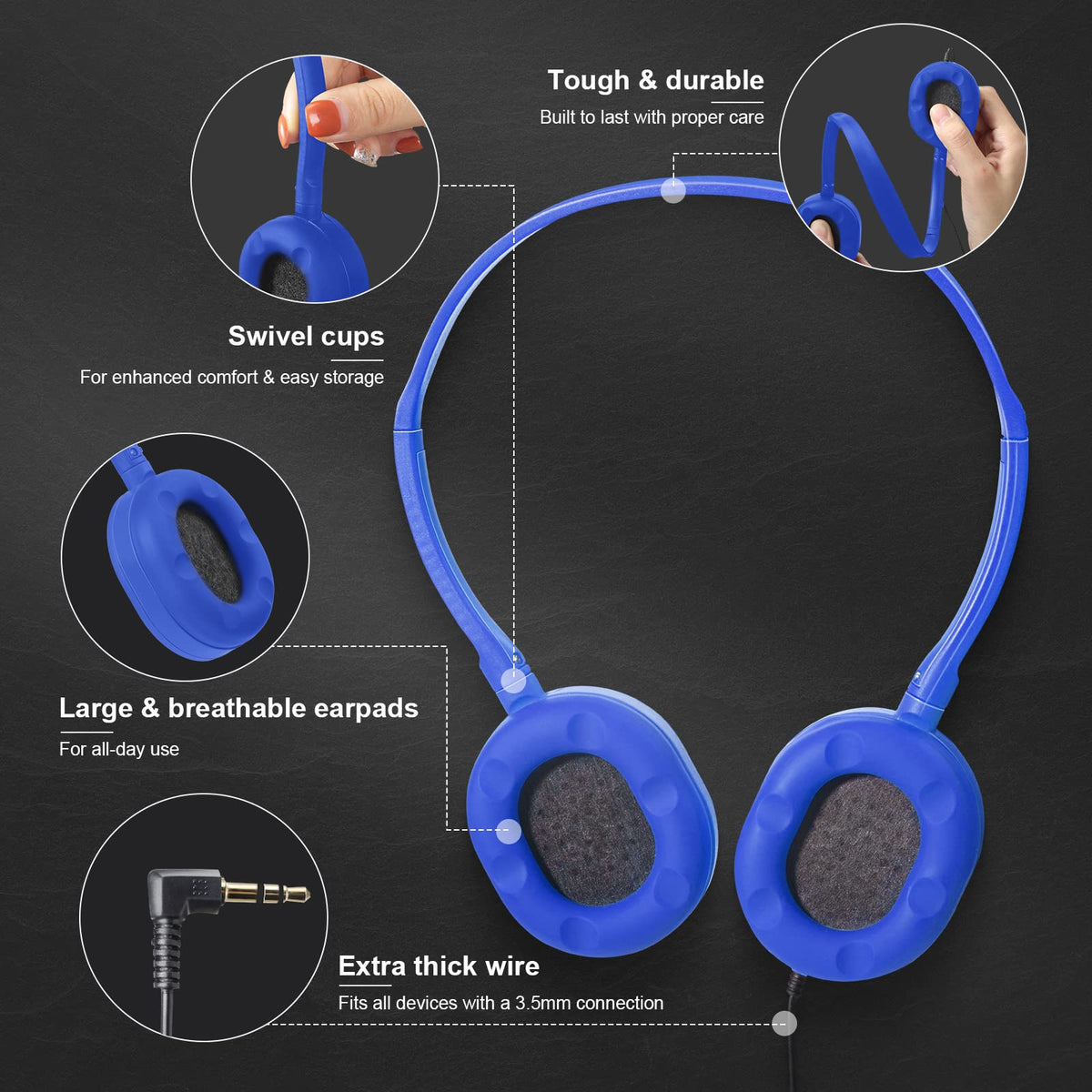 Flutesan close-up of soft rubber earpad offering comfortable cushioning for long wear