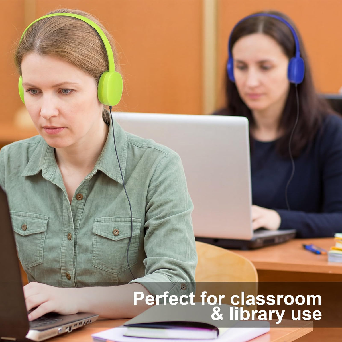 Flutesan in classroom use with students using headsets to support group learning efficiency
