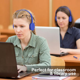 Flutesan headphones beside ruler illustrating compact size and appropriate fit for children