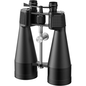 Flyant binoculars tripod adapter setup for shake-free viewing on a stable platform.