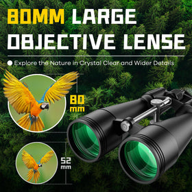 Flyant optics with multi-coated surfaces reduce glare and boost contrast.