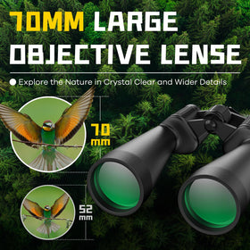 FLYANT binoculars mounted on tripod delivering steady high-magnification shots