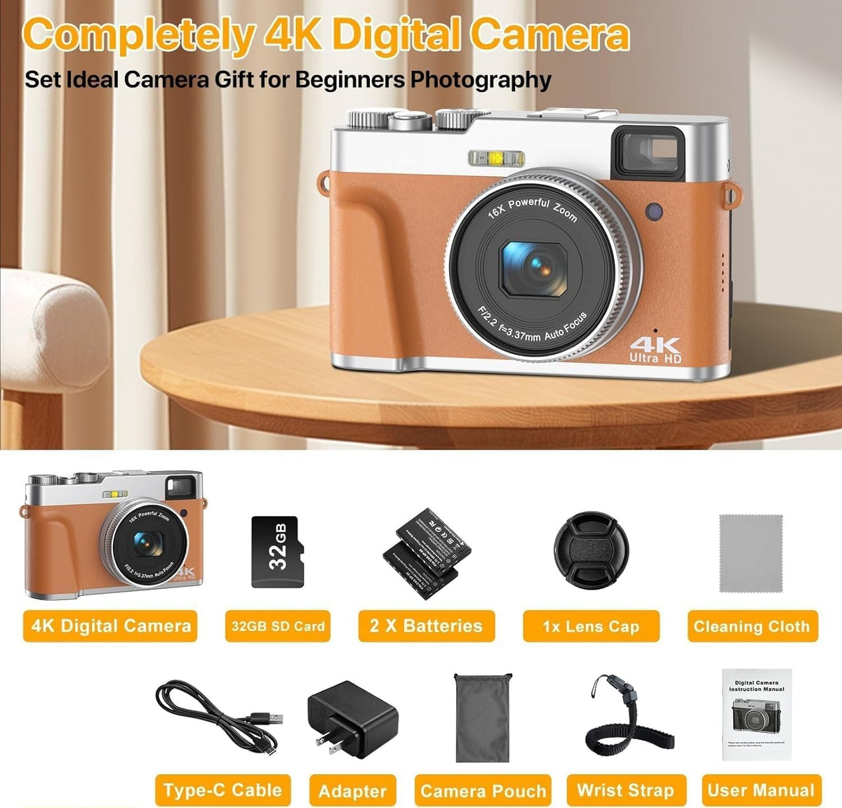 FlyFrost 4K camera portable case; carry-ready for spontaneous shoots and travel.