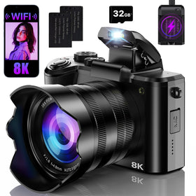 FlyFrost 8K camera front lens for sharp selfies and distant-shot clarity