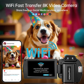 FlyFrost IR night vision mode enables low-light shooting