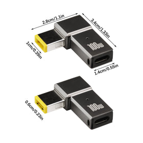 Flylin slim-tip adapter side profile highlighting sleek zinc alloy shell.