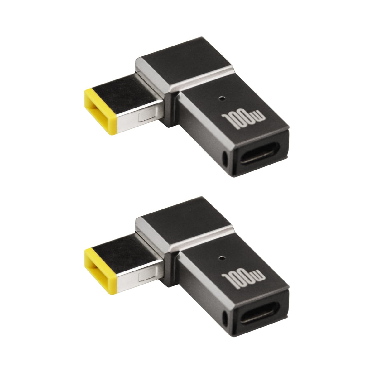 Flylin USB C to Slim Tip Adapter in front view, compact and travel-ready.