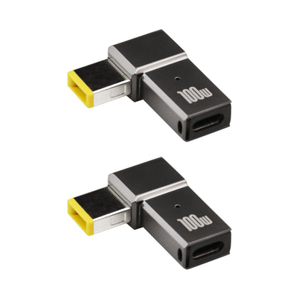 Flylin USB C to Slim Tip Adapter in front view, compact and travel-ready.