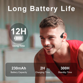 flymory close-up of bone conduction transducers highlighting clear open-ear sound