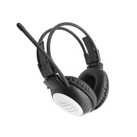 Flyoukki portable FM radio headphones with reception, ideal for outdoor listening