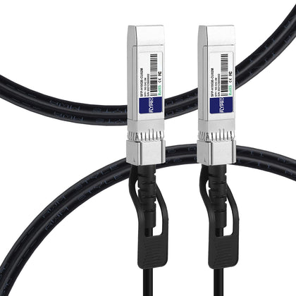 FLYPROFiber 10G DAC cable front view for quick plug-and-play deployments