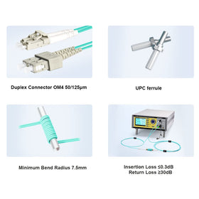 FLYPROFiber LSZH jacket on patch cable for safe installation