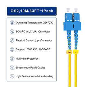 FlyPROFiber UPC-polish ceramic ferrules deliver precise alignment and low loss.