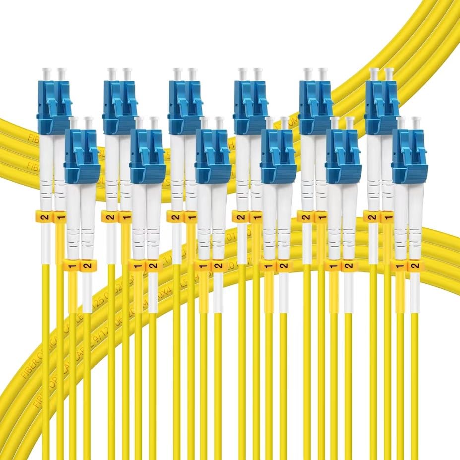 FLYPROFiber front packaging showing 6-pack LC to LC cables and quick identification