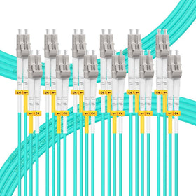 FLYPROFiber front packaging showing 0.2m 6-pack for neat rack installs