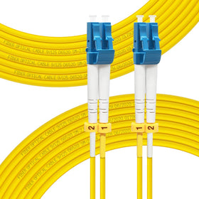 FLYPROFiber LC to LC connectors front view showing reliable connections and easy mating
