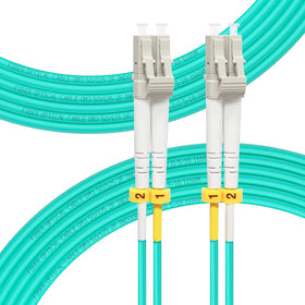 FLYPROFiber LC-LC OM3 8m patch cable—high-density network reliability.