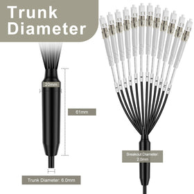 FLYPROFiber 5.0mm armored outer diameter boosts outdoor durability