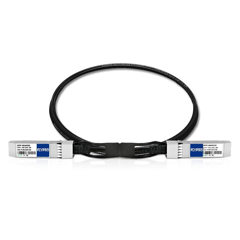 FLYPROFiber SFP+ DAC connectors enable direct copper links for efficient data paths.